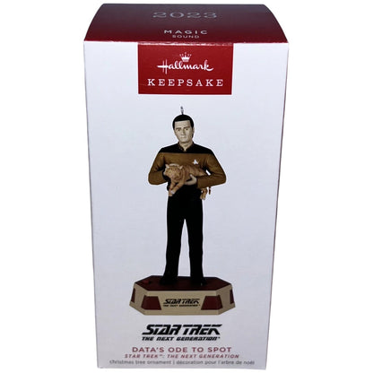2023 Data's Ode to Spot Hallmark Ornament (Star Trek) QXI7029