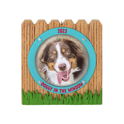 2023 Doggy in the Window Hallmark Ornament (Photo Holder) QGO2599