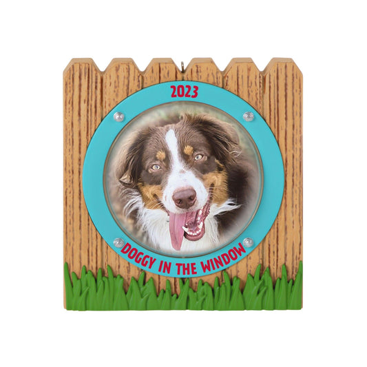 2023 Doggy in the Window Hallmark Ornament (Photo Holder) QGO2599