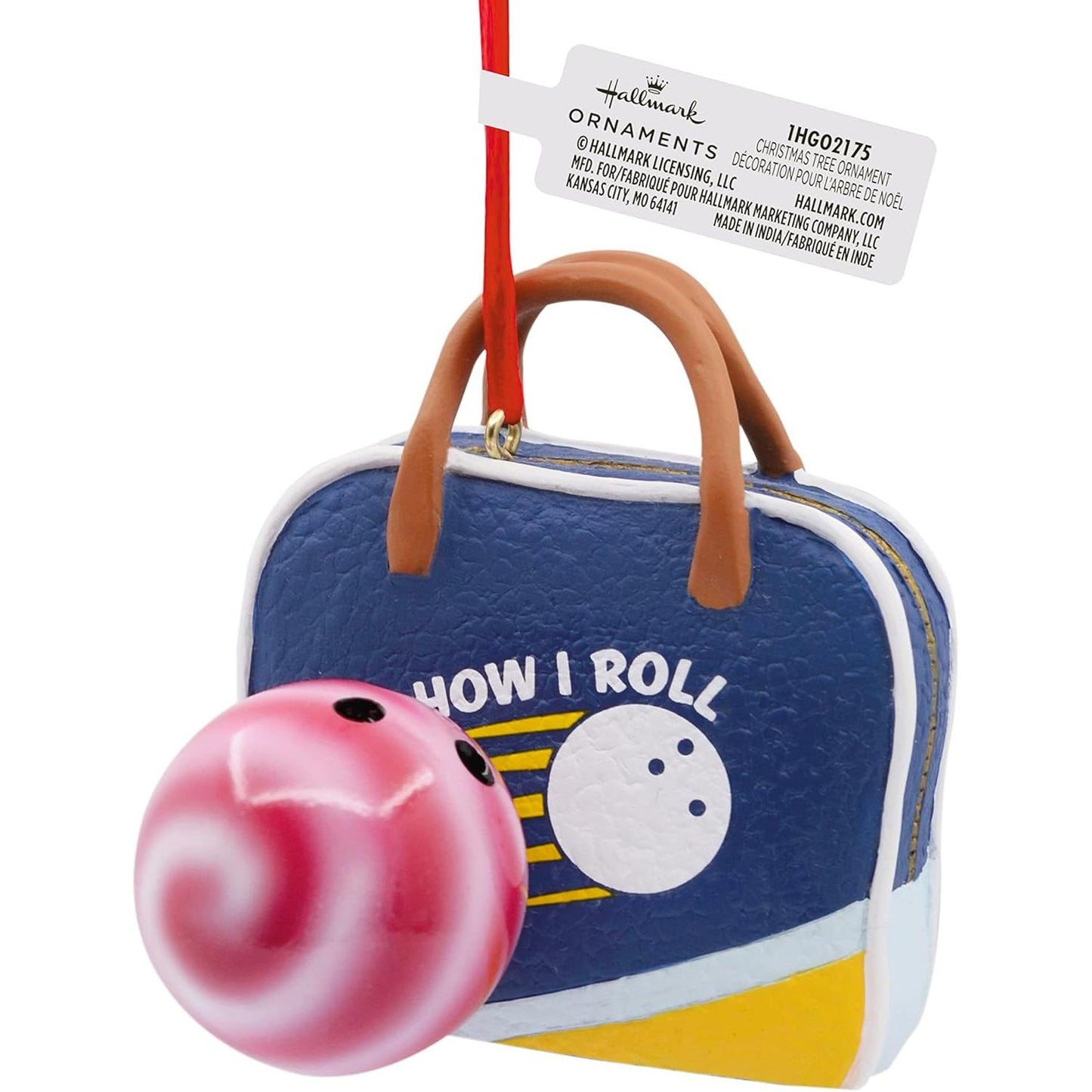 2023 How I Roll Hallmark Ornament (Bowling Ball & Bag) 1HGO3413