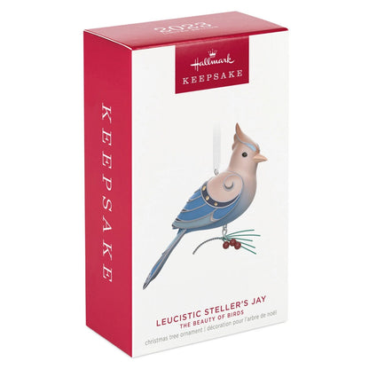 2023 Leucistic Steller's Jay Hallmark Ornament (Beauty of Birds) QXE3307