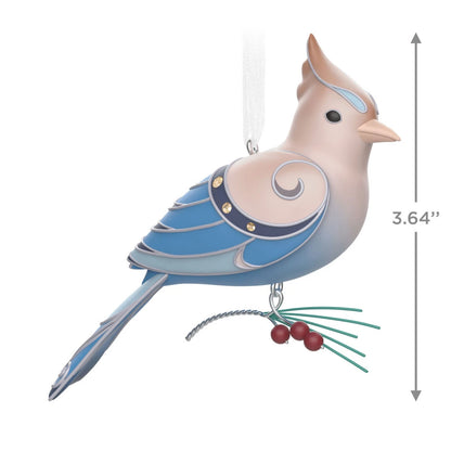 2023 Leucistic Steller's Jay Hallmark Ornament (Beauty of Birds) QXE3307