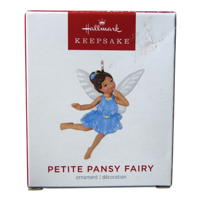 2023 Petite Pansy Fairy Hallmark Ornament (Fairy Angel) QXM9167