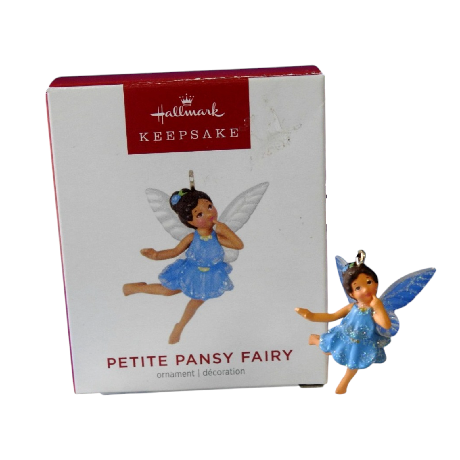 2023 Petite Pansy Fairy Hallmark Ornament (Fairy Angel) QXM9167