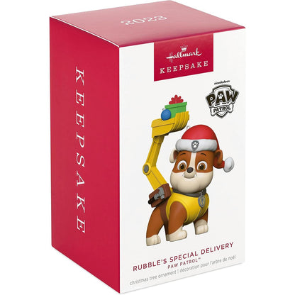 2023 Rubble's Special Delivery Hallmark Ornament (Paw Patrol) QXI7349
