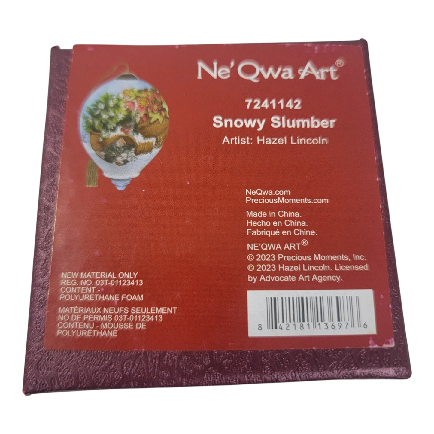 2023 Snowy Slumber - Ne'Qwa Art (Precious Moments)