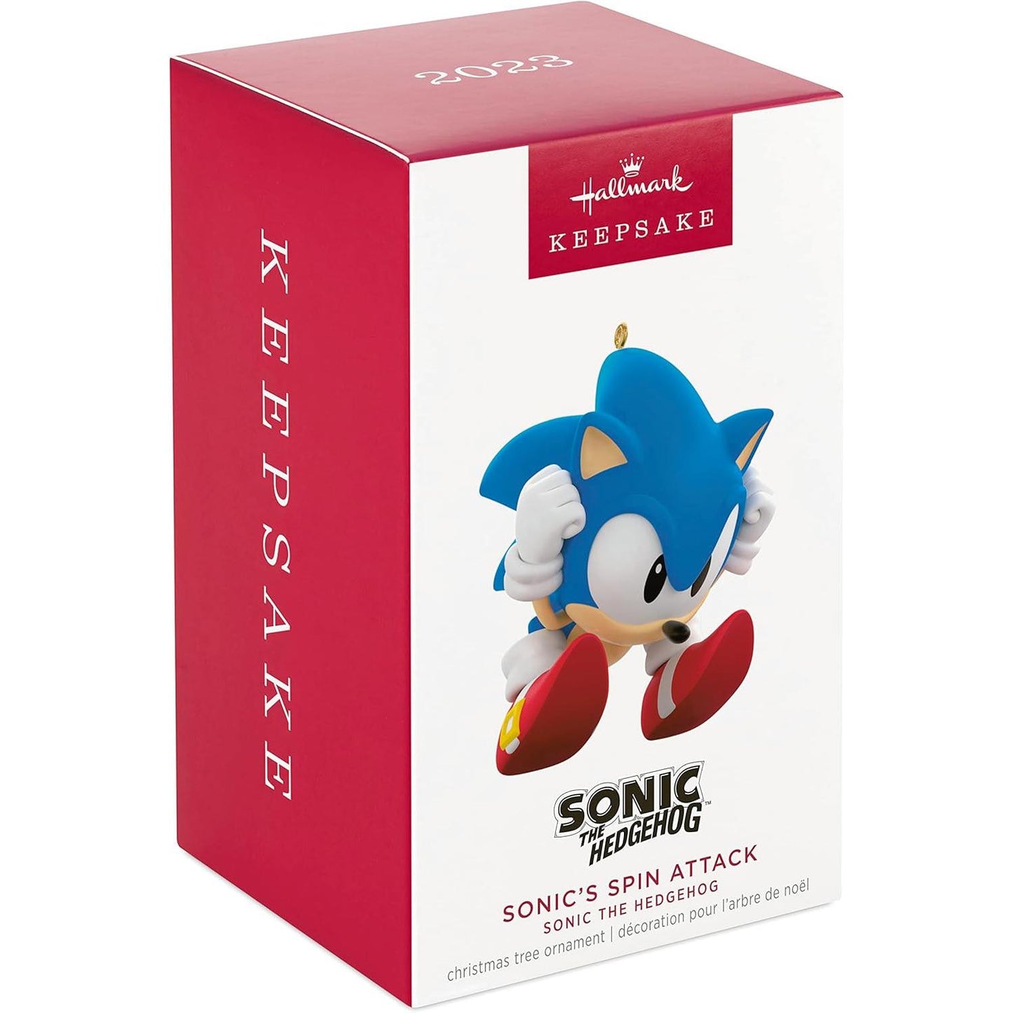 2023 Sonic's Spin Attack Hallmark Ornament (Sonic the Hedgehog) QXI6329