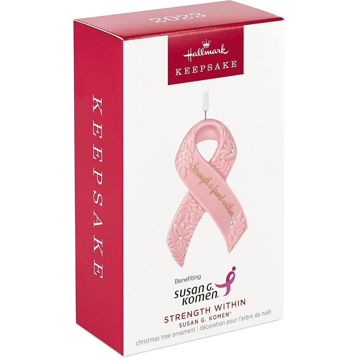 2023 Strength Within Hallmark Ornament (Susan G Komen) QXI7427