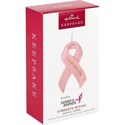 2023 Strength Within Hallmark Ornament (Susan G Komen) QXI7427