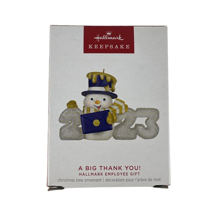 2023 A Big Thank You! Hallmark Ornament (Frosty Fun Decade) LPR3677 Image2