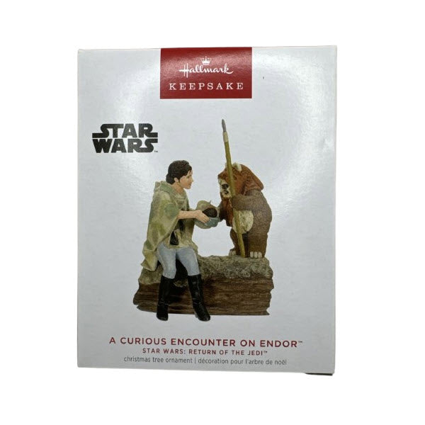 2023 A Curious Encounter on Endor - Return of the JEDI Hallmark Ornament (Star Wars) QXI7097