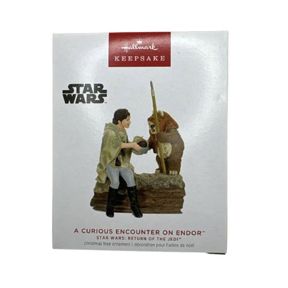 2023 A Curious Encounter on Endor - Return of the JEDI Hallmark Ornament (Star Wars) QXI7097