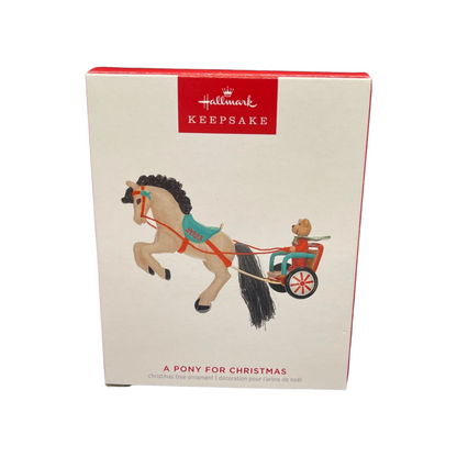 2023 A Pony for Christmas Hallmark Ornament (A Pony for Christmas) QXR8039 Image2
