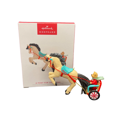 2023 A Pony for Christmas Hallmark Ornament (A Pony for Christmas) QXR8039 Image4