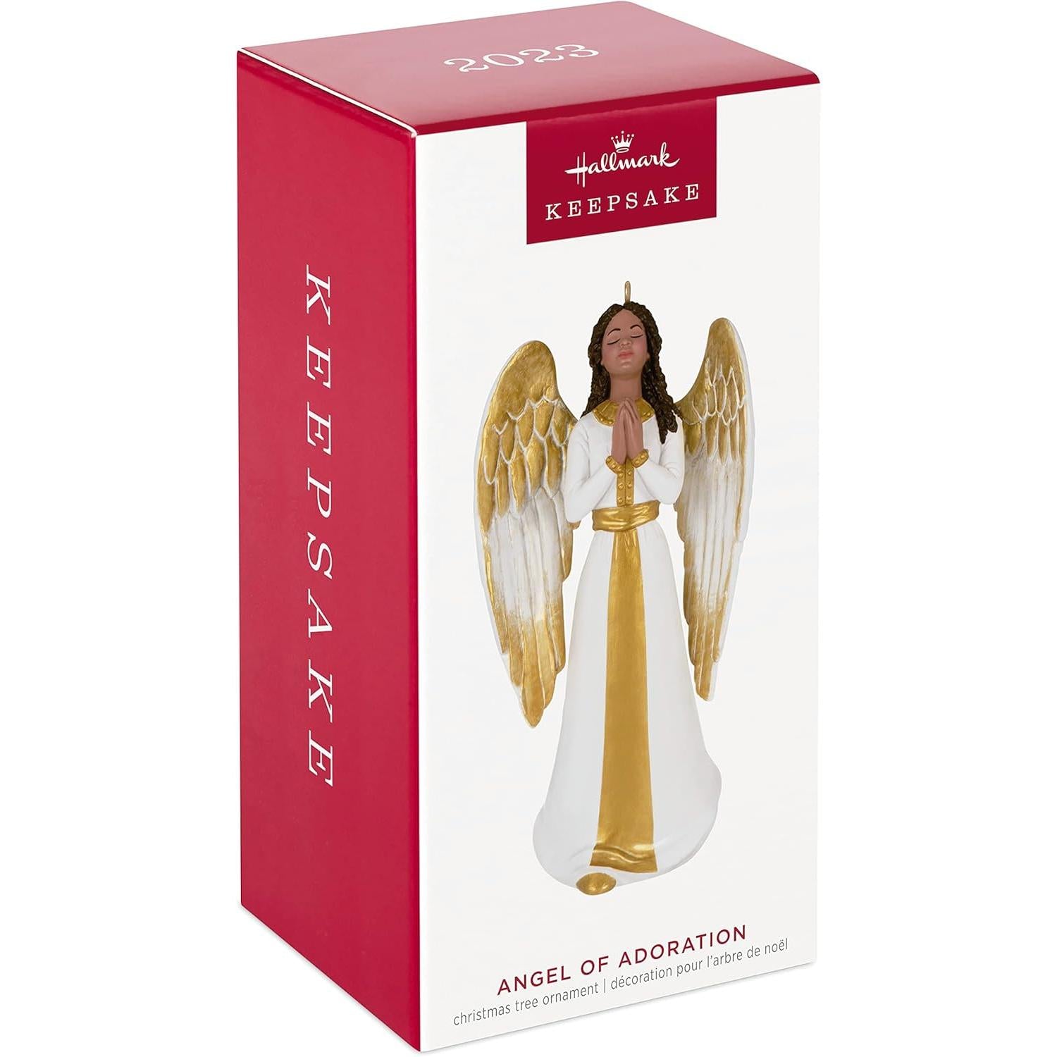 2023 Angel of Adoration Hallmark Ornament (Angel) QSM7857
