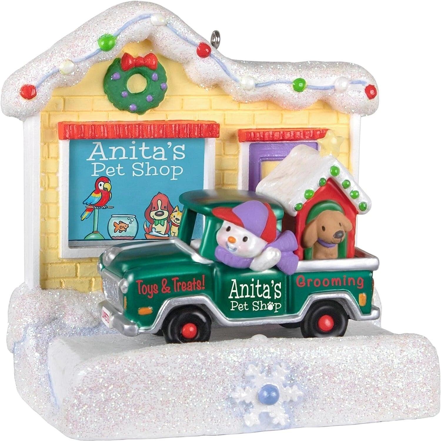2023 Anita's Pet Shop Hallmark Ornament (Happy Holiday Parade) QGO2519