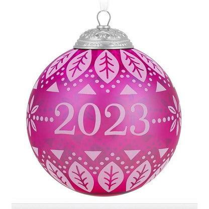 2023 Christmas Commemorative #11 - BlownGlass Ball (Christmas Commemorative)
