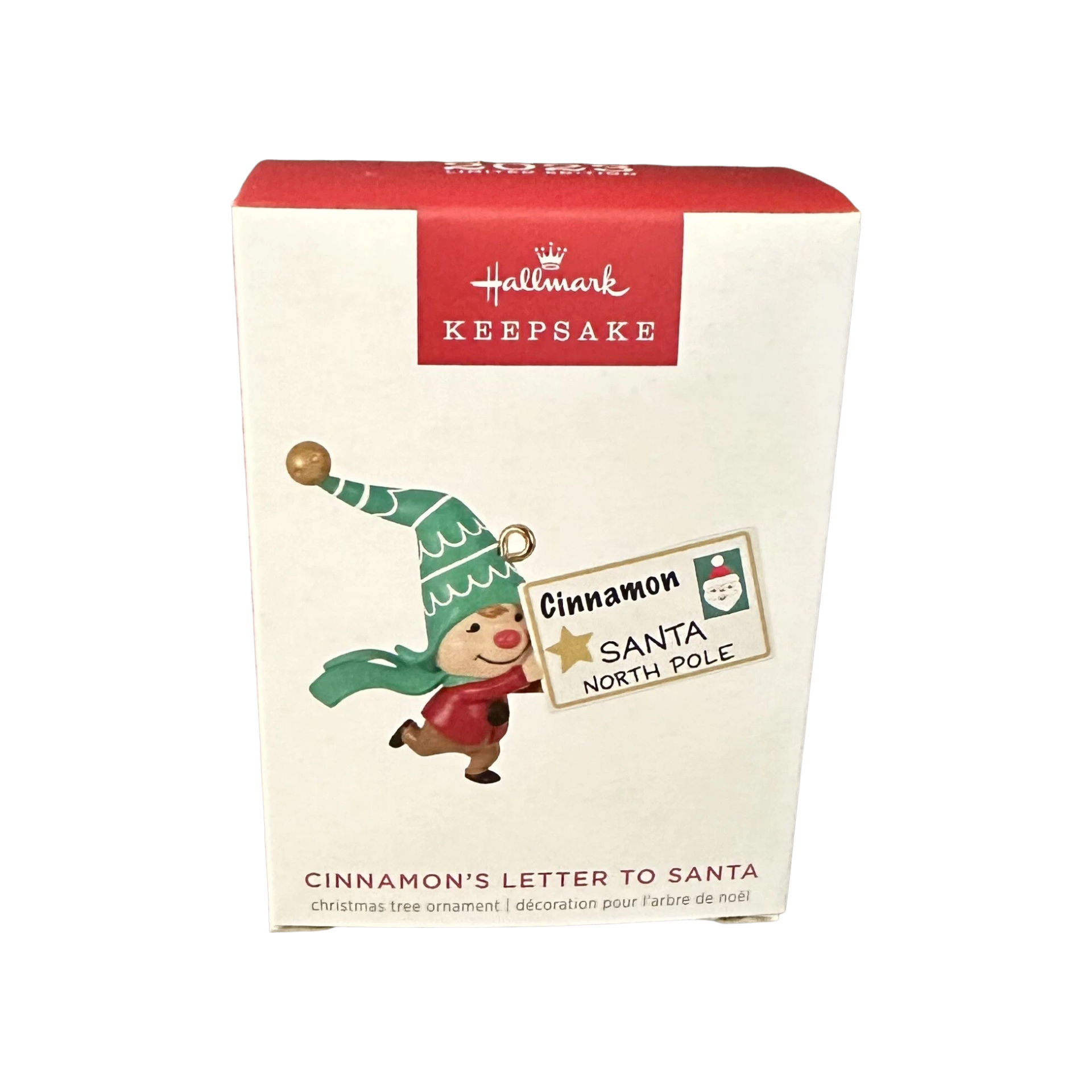 2023 Cinnamon's Letter to Santa Hallmark Ornament (Gnome for Christmas) QXE3319 Image2
