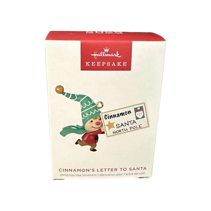 2023 Cinnamon's Letter to Santa Hallmark Ornament (Gnome for Christmas) QXE3319 Image2