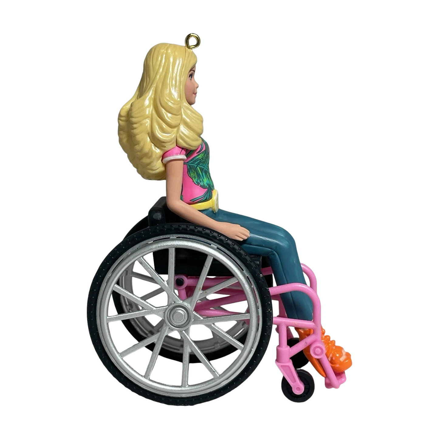 2023 Fashionista with Wheelchair Hallmark Ornament (Barbie) QXI7017 Image3
