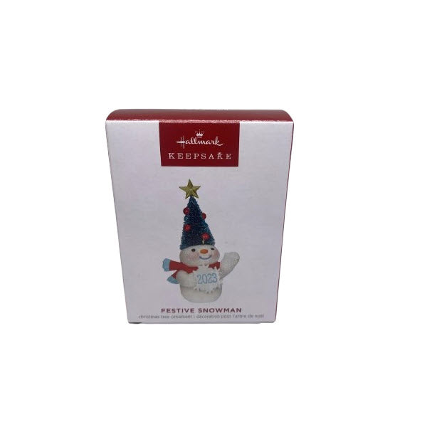2023 Festive Snowman Hallmark Ornament (Snowmen) VIP2023