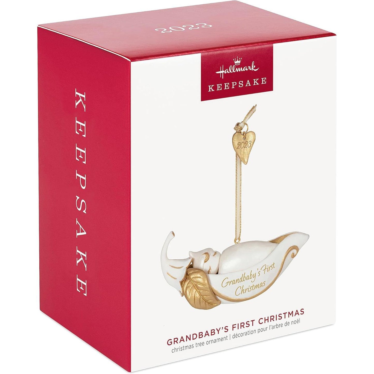 2023 GrandBaby's First Christmas Hallmark Ornament (Baby's First Christmas) QGO2727