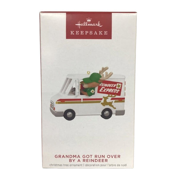 2023 Grandma Got Run Over by a Reindeer Hallmark Ornament (Grandma Got Run Over by a Reindeer) QGO2639