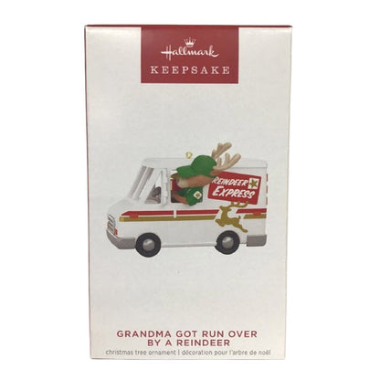 2023 Grandma Got Run Over by a Reindeer Hallmark Ornament (Grandma Got Run Over by a Reindeer) QGO2639