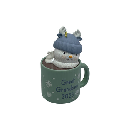 2023 Great-Grandson Hallmark Ornament (Cup) QGO2567 QGO2567 Image1