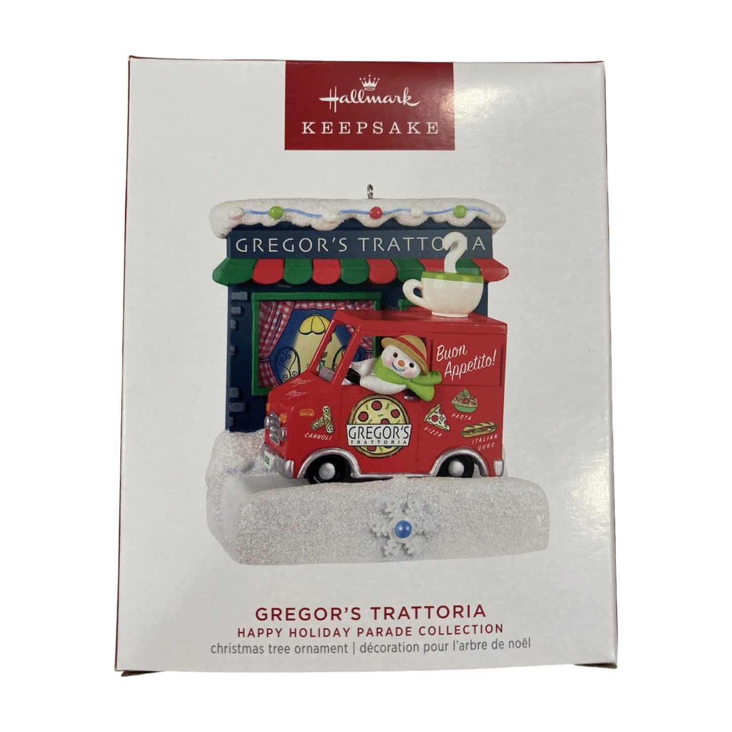2023 Gregor's Trattoria Hallmark Ornament (Happy Holiday Parade) QGO2527 Image2
