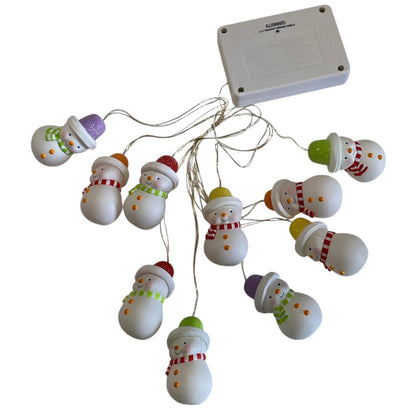 2023 Gumdrop Snowman Light String Hallmark Ornament (Snowmen) QSB6279