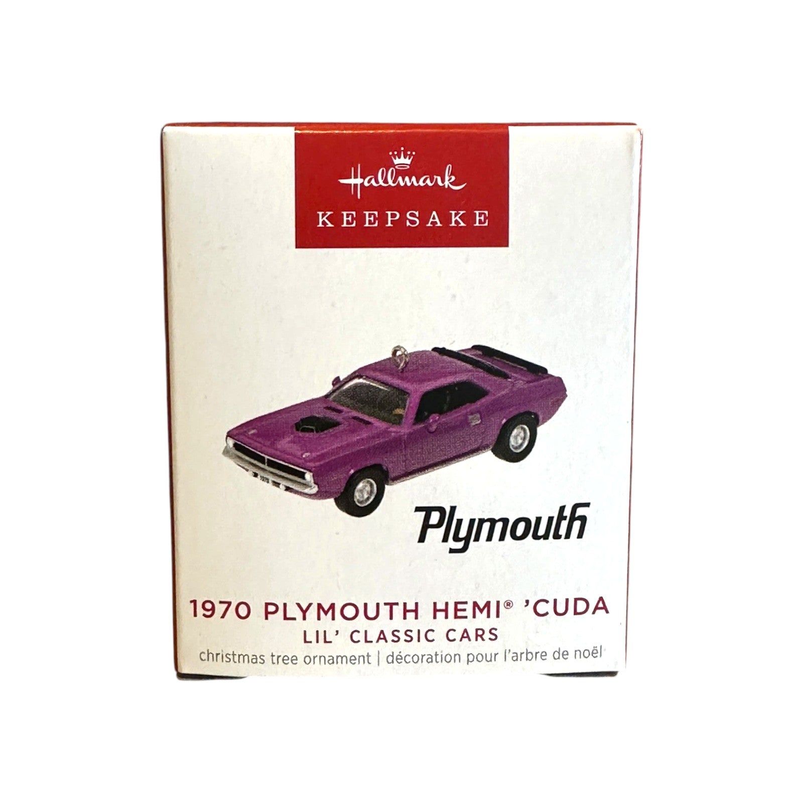 2023 Hallmark Ornament (1970) Plymouth Hemi ‘Cuda Hallmark Ornament (Lil' Classic Cars) QXM9157 Image2