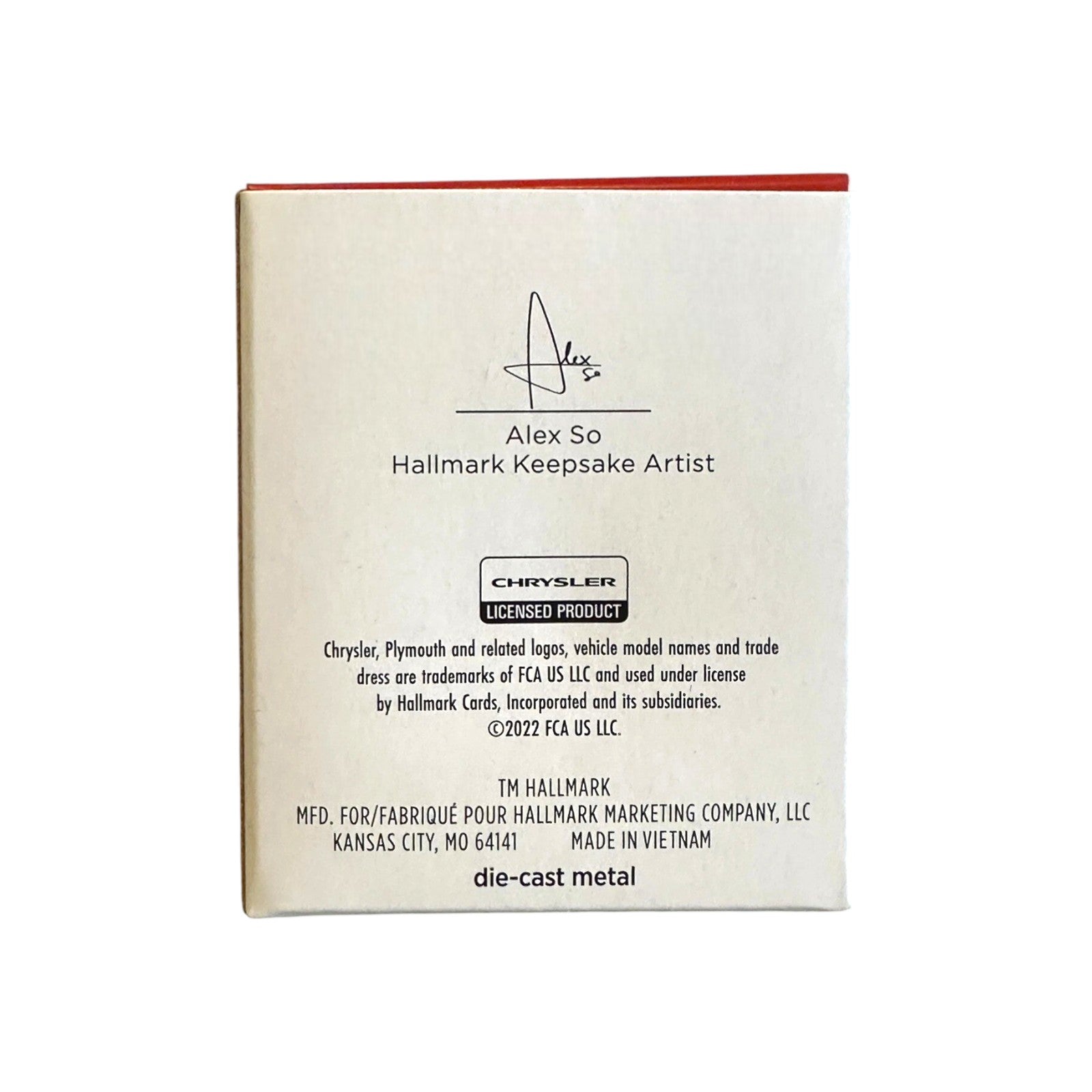 2023 Hallmark Ornament (1970) Plymouth Hemi ‘Cuda Hallmark Ornament (Lil' Classic Cars) QXM9157 Image7