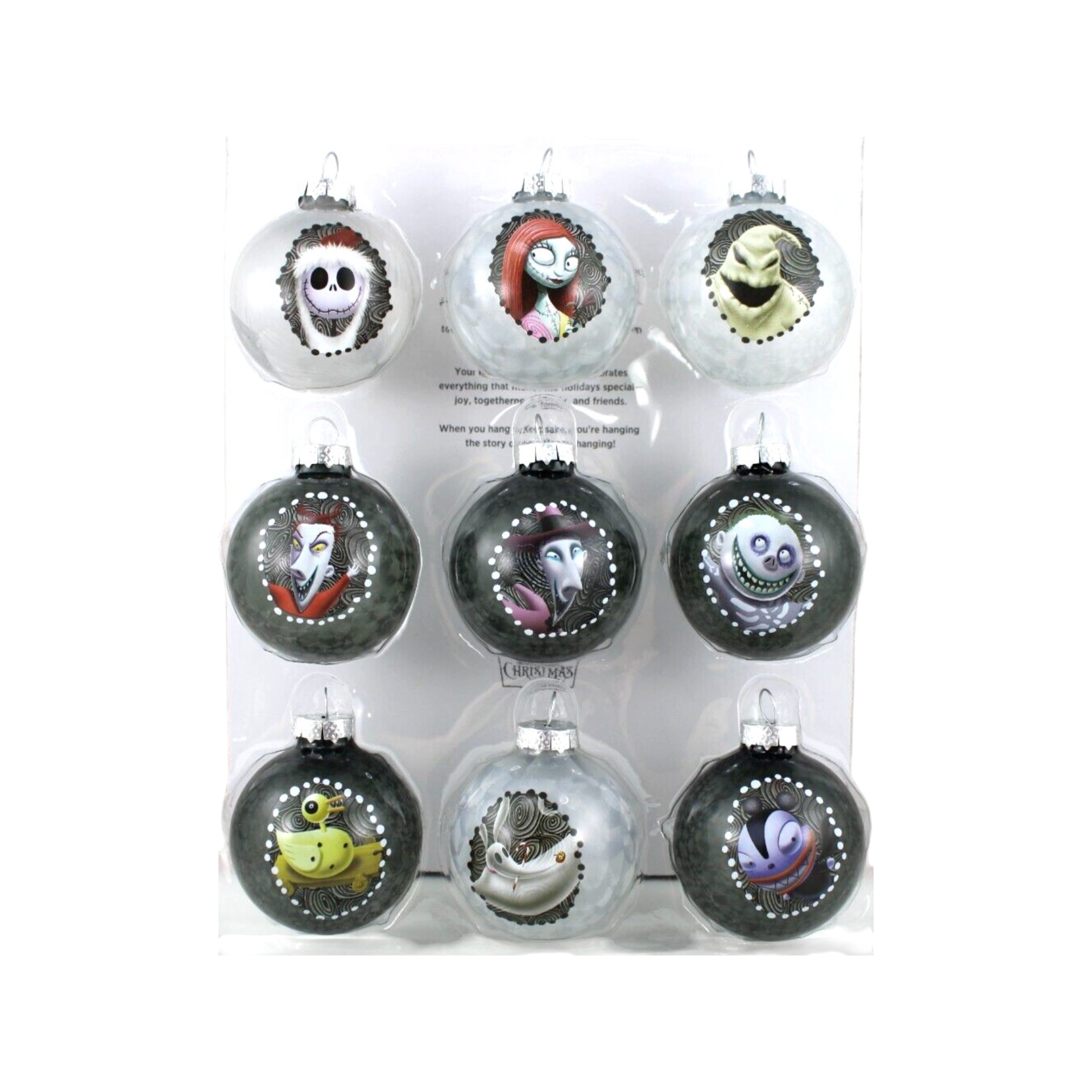 2023 Halloween Town Ornament Set Hallmark Ornament (Tim Burton's The Nightmare Before Christmas) QSB6289 Image3