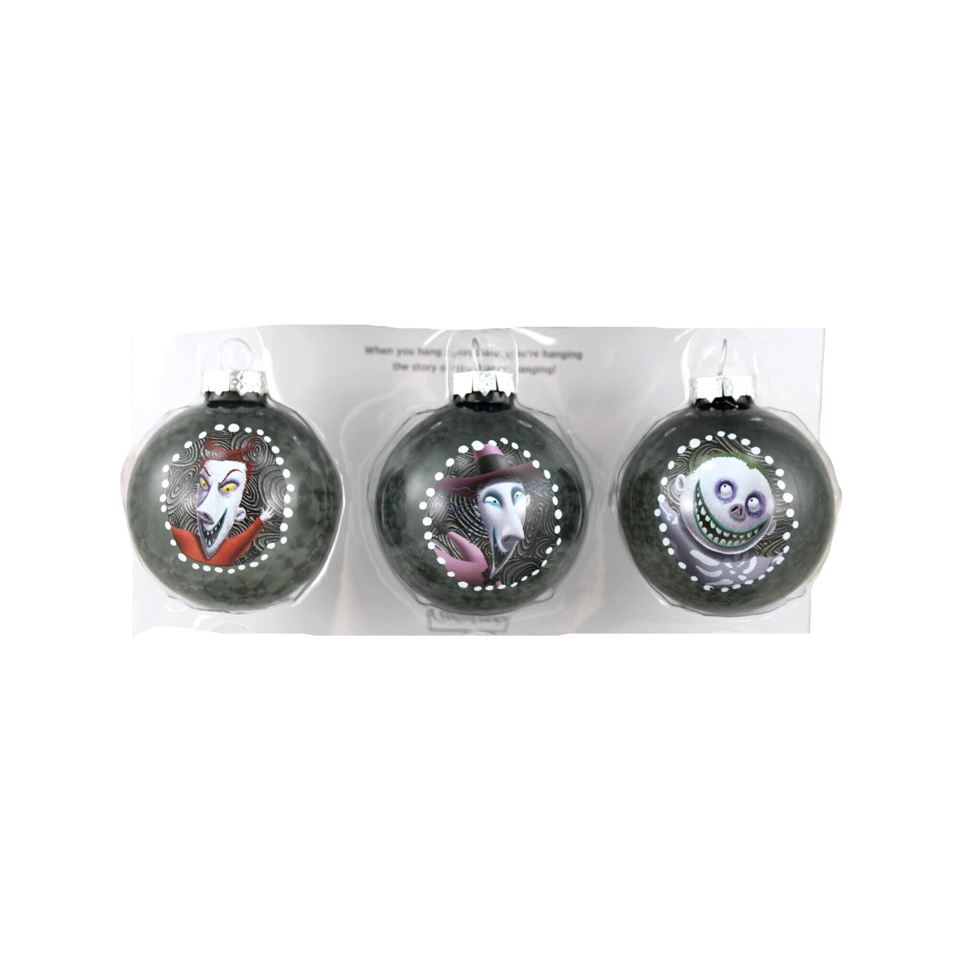 2023 Halloween Town Ornament Set Hallmark Ornament (Tim Burton's The Nightmare Before Christmas) QSB6289 Image4