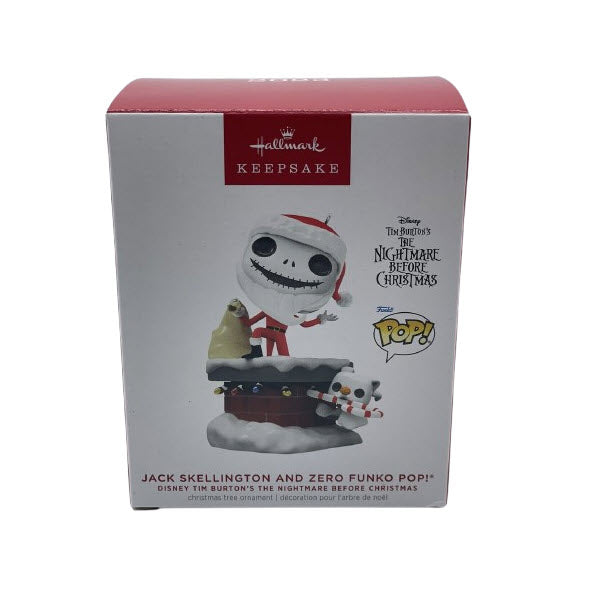 2023 Jack Skellington and Zero Funko Pop! Hallmark Ornament (Tim Burton's The Nightmare Before Christmas) QXD6709
