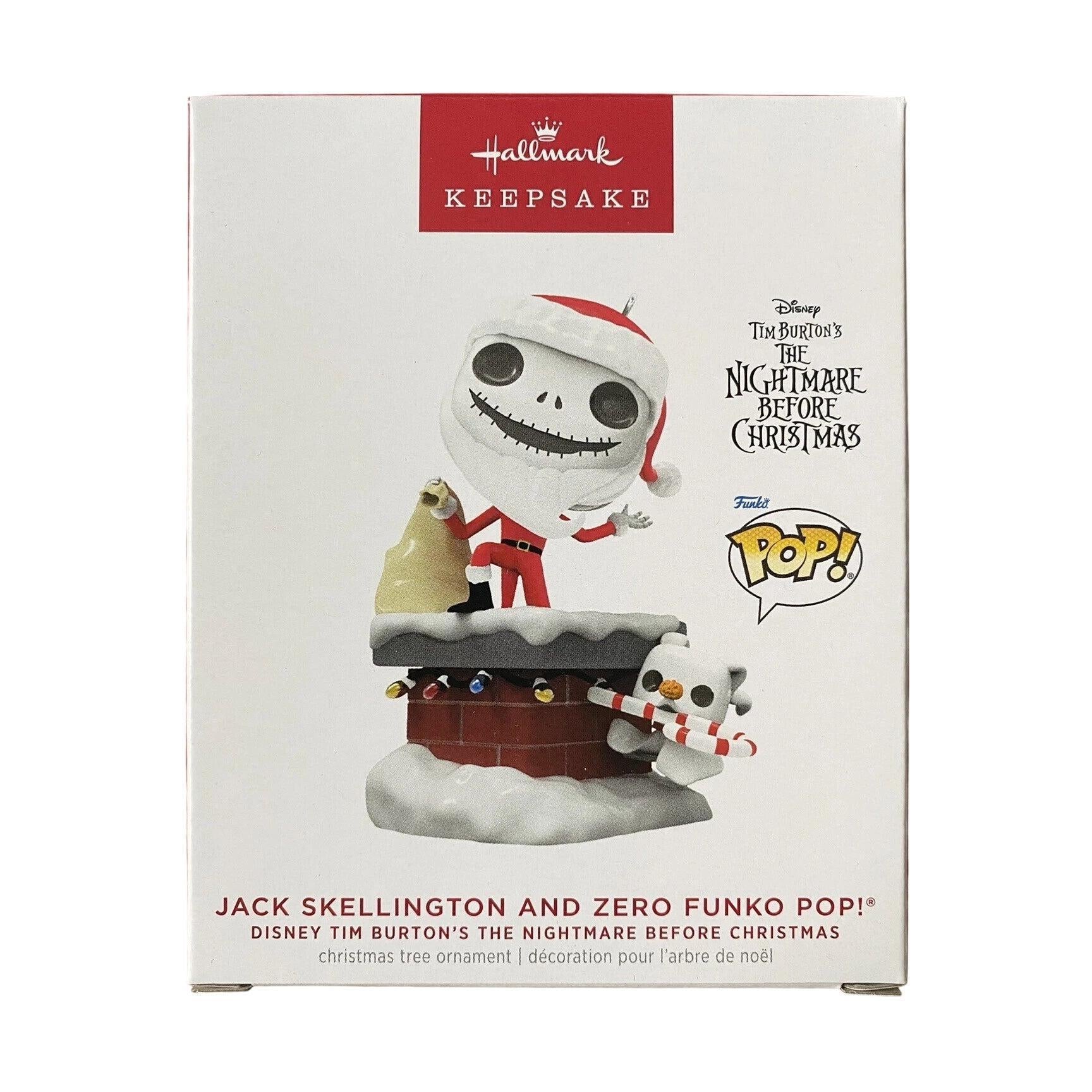 2023 Jack Skellington and Zero Funko Pop! Hallmark Ornament (Tim Burton's The Nightmare Before Christmas) QXD6709 Image2