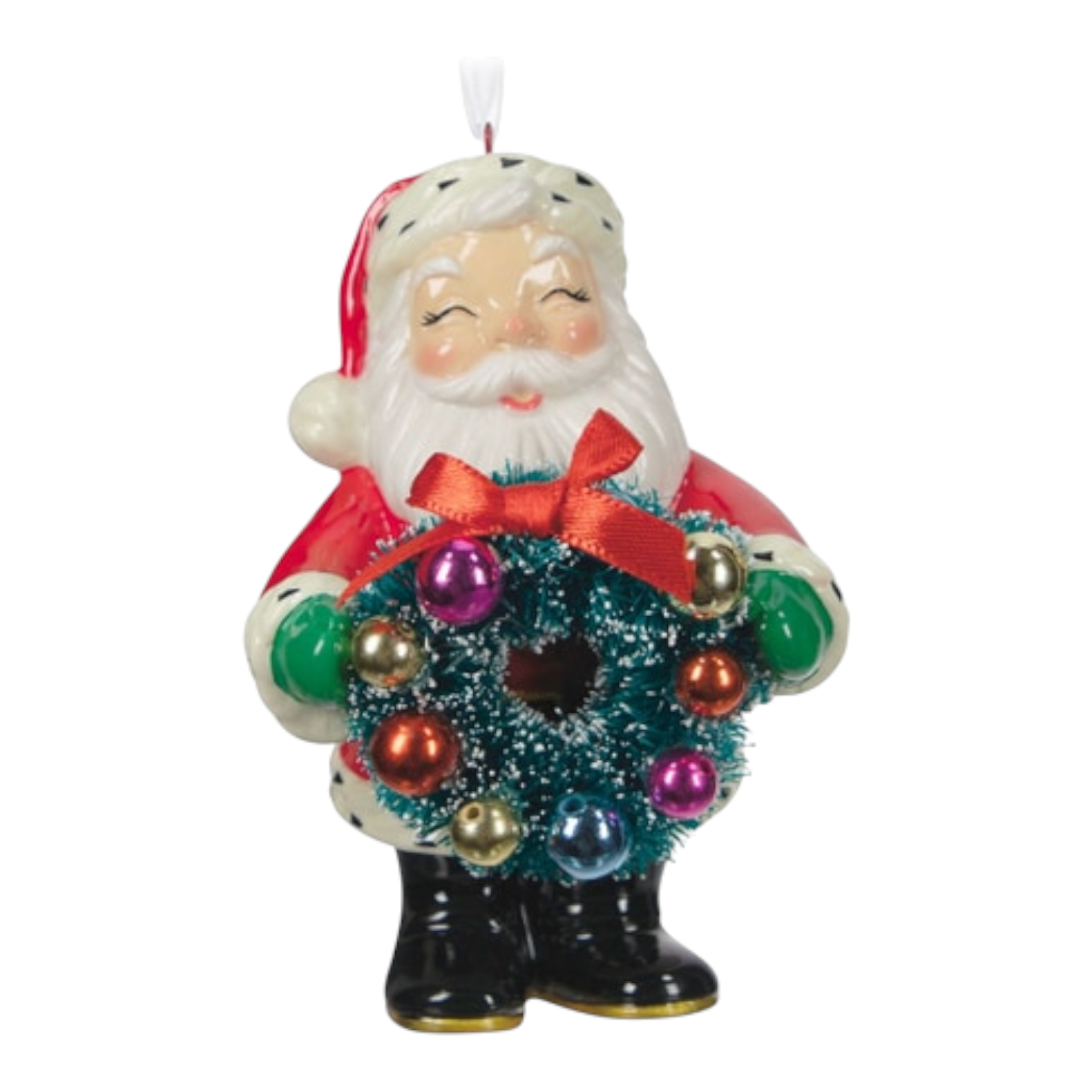 2023 Jolly Santa (Santa Claus) Hallmark Ornament QXT4113 Image1