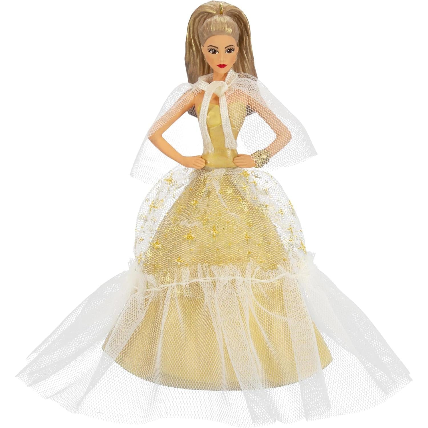 2023 Latina Holiday Barbie Hallmark Ornament (Holiday Barbie) QXR8219