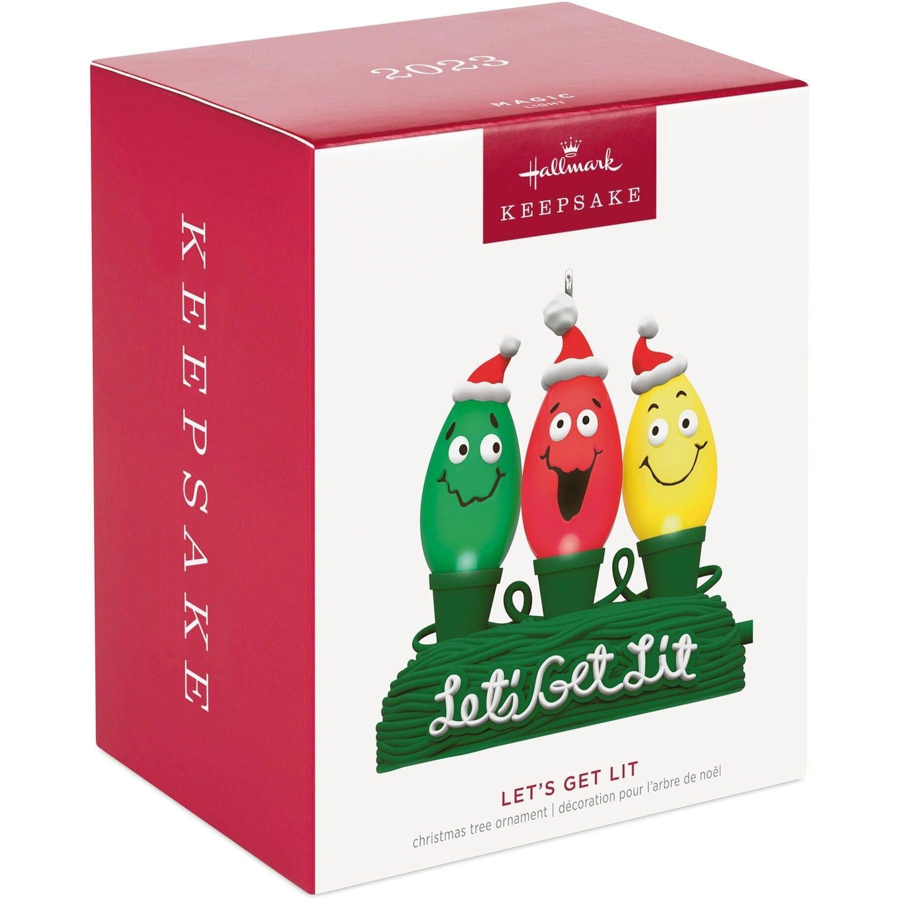 2023 Let's Get Lit Hallmark Ornament (Light) QGO2837