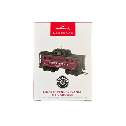 2023 Lionel Pennsylvania K4 Caboose Hallmark Ornament (Lionel) QXI6379
