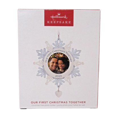 2023 Our First Christmas Together Hallmark Ornament (Photo Holder) QGO2879 Image2