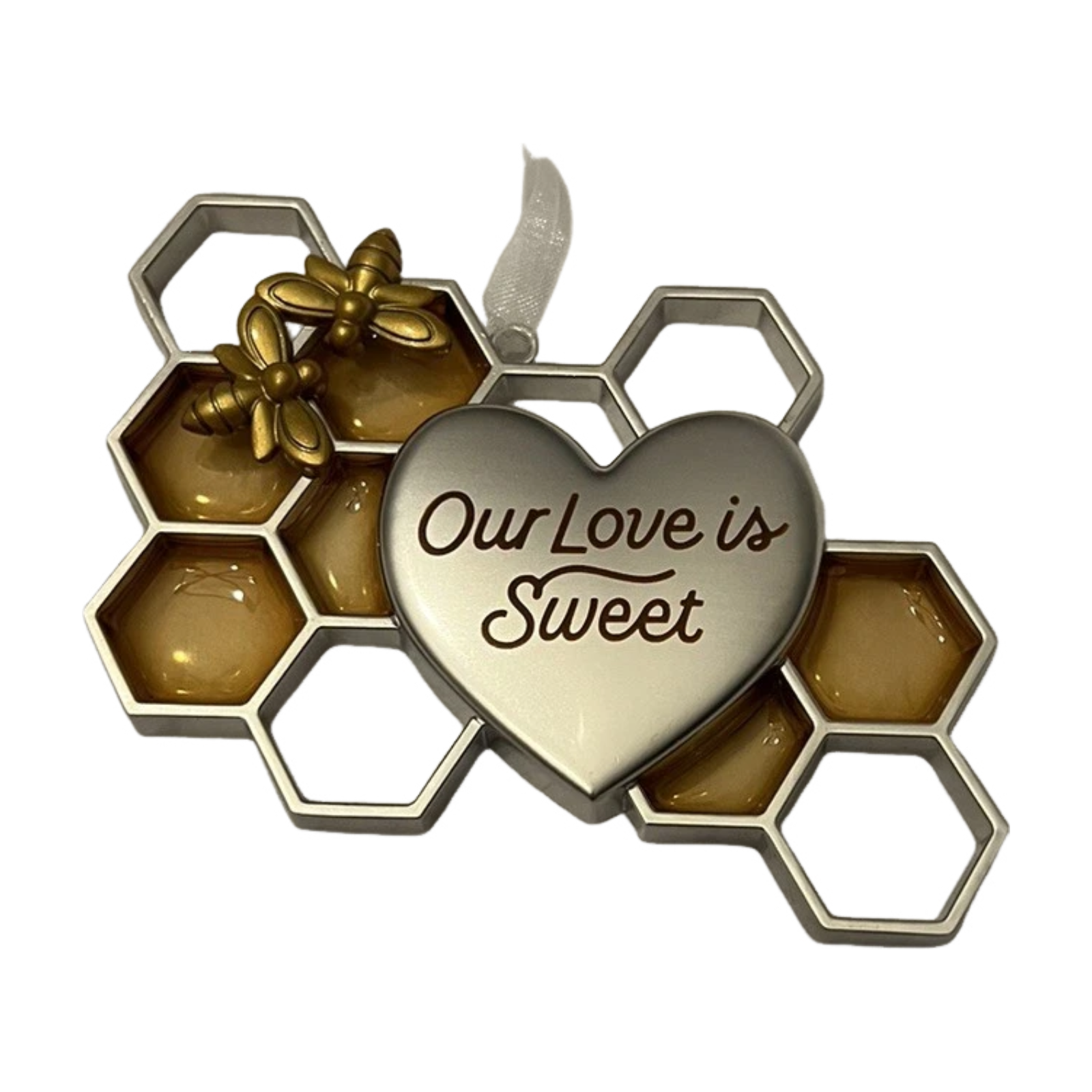 2023 Our Love is Sweet Hallmark Ornament (Heart) QHX3027 Image1