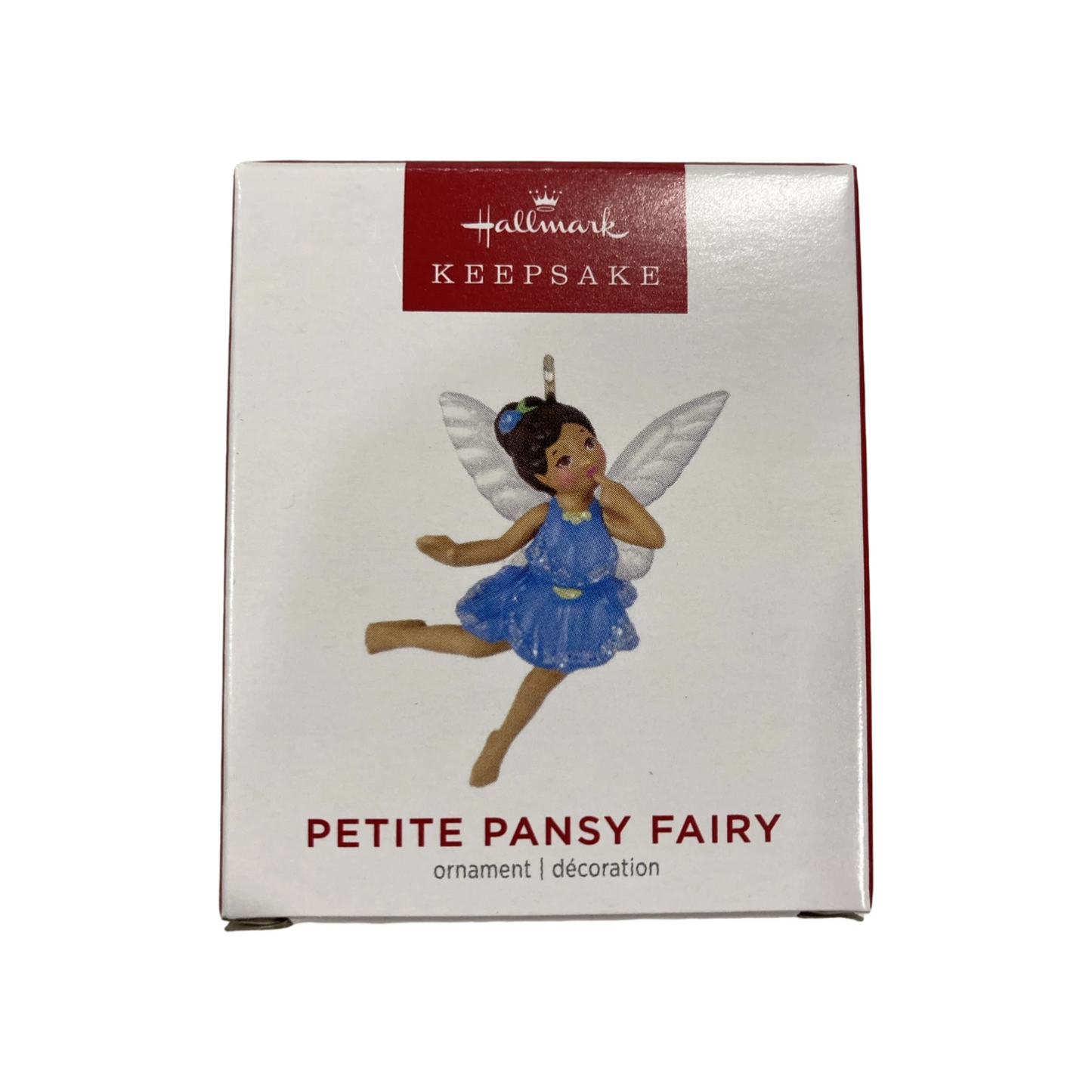 2023 Petite Pansy Fairy Hallmark Ornament (Fairy Angel) QXM9167 Image2