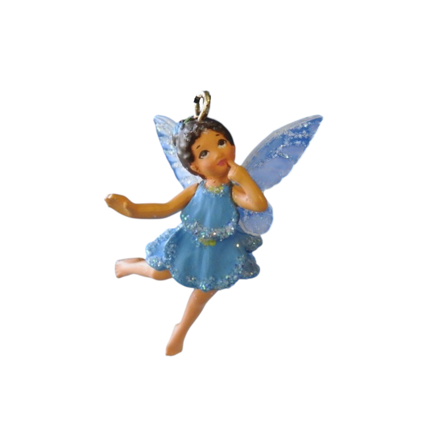 2023 Petite Pansy Fairy Hallmark Ornament (Fairy Angel) QXM9167 Image5