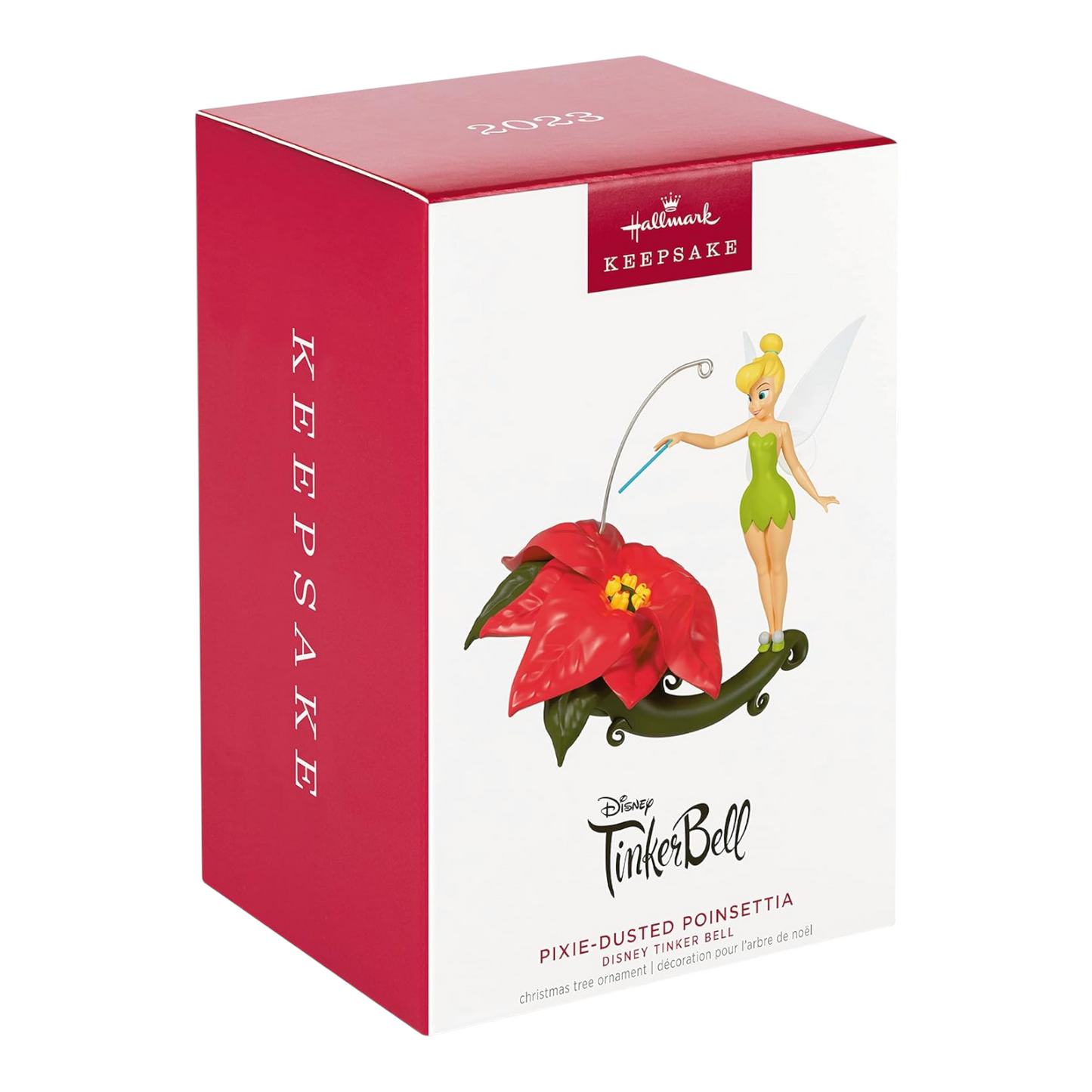2023 Pixie-Dusted Poinsettia (Tinker Bell) Hallmark Ornament QXD6637 Image2
