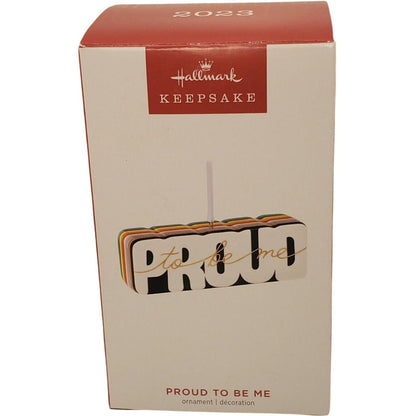 2023 Proud to be Me Hallmark Ornament (Proud) QHX3029