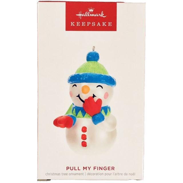 2023 Pull My Finger Hallmark Ornament (Snowmen) QGO2829