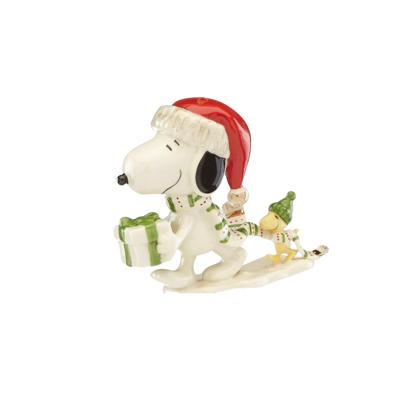 2023 Snoopy's Holiday Gift Peanuts Lenox Ornament 869591-2 Image1