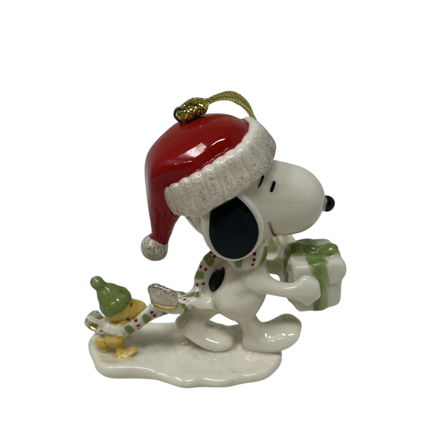 2023 Snoopy's Holiday Gift Peanuts Lenox Ornament 869591-2 Image4